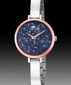 Lotus Bliss Reloj Mujer Cuarzo Cristales SWAROVSKI® Azul 18563-2