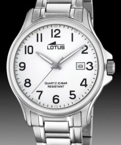 Lotus Reloj Hombre Acero Clásico Números Grandes Armis 18645/1