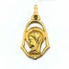 Medalla Virgen Niña Oro Amarillo Colagante 000310189