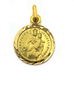 Medalla Virgen María Auxiliadora Oro