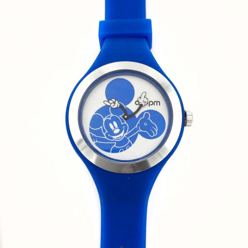 Reloj Señora Mickey Azul, de la colección Disney, analógico, resistente al agua 5 ATM, elaborado en caucho y acero, comercializados por am:pm, con garantía de fabricación. ¡Para tus días más divertidos!