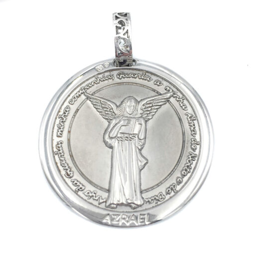 Medalla Arcángel de la Guarda Azrael Plata