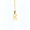 Collar Mujer Infinito Oro Amarillo M-111363