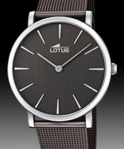 Reloj Analógico Acero Negro Hombre Lotus 187711