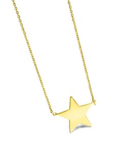 Collar Gargantilla Colgante Estrella Oro Amarillo LeCarré GD015OA