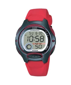 Casio Reloj Niño Digital Rojo Deportivo LW-200-4AV