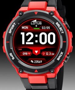 Lotus Smartwatch Smartime 50024-1 Rojo Caucho GPS Hombre