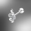 Lotus Silver Pendiente Serpiente Piercing Ear Cuff Plata LP3375-91