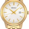 SUR412P1 Seiko Reloj Mujer Neo Classic Cuarzo Dorado Elegante CARBONO PURO