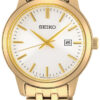 Seiko Reloj Mujer Neo Classic Cuarzo Dorado Elegante SUR412P1