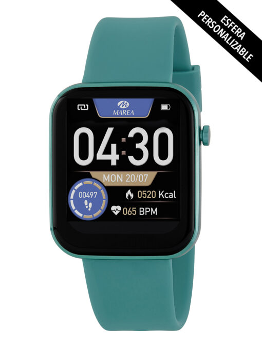 Marea B57009/2 Turquesa Smartwatch Unisex Reloj Pulsera Actividad