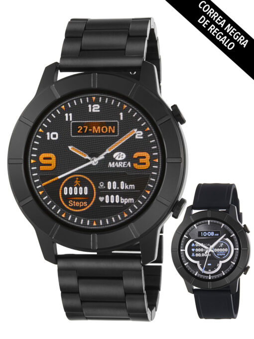 Marea B58003/4 Redondo Smartwatch Unisex Reloj Pulsera Actividad