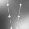 Lotus Silver Collar Mujer Perla Eslabones Plata Circonita Pearl LP3410-1/1