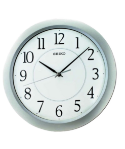 Seiko Reloj Pared Redondo Decoración Color Plata QXA352S