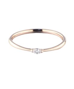 Anillo Compromiso Oro Rosa Diamante 0,06ct Dream Gems 600614