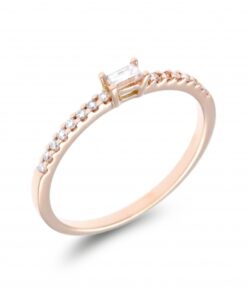 Anillo Compromiso Oro Rosa Diamantes 0,21ct Dream Gems 711314
