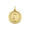 Virgen Niña Medalla Niña Colgante Oro Amarillo Argyor 1900104
