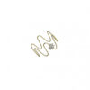 Anillo Ondas Diseño Oro Amarillo Circonita MAGIC WIRE 192-A10-GZI-01