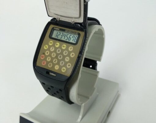 Casio FTP-10 Flip Top Calculadora Reloj Módulo 760 Esfera Dorada