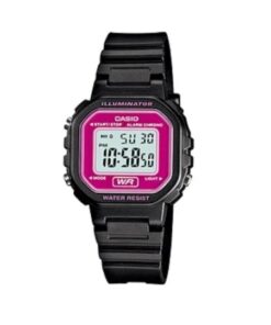 Casio LA-20WH-4ADF Reloj Mujer Digital Negro Morado Deportivo Niña