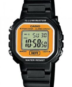 Casio LA-20WH-9ADF Reloj Mujer Digital Negro Amarillo Deportivo Niña