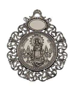 Medalla Cuna Bebé Colgante Plata Virgen de Gracia PK133PMECU