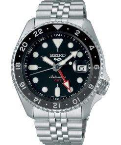 Reloj Seiko SSK001K1 5 Sports Style GMT Negro 42,5mm Automático