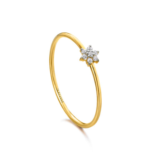 Lecarré Anillo Oro Amarillo Diamante Roseta 0,042ct GB102OA.11