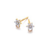 Lecarré Pendientes Oro Amarillo Diamante Roseta 0,084ct GB128OA.00