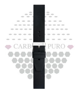 Correa Silicona Genérica Compatible Watch Color Negro 22mm 506001