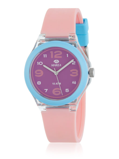 Reloj Marea B35355/2 Transparente Sumergible Color 38mm Unisex