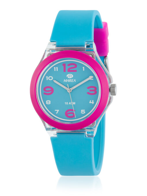 Reloj Marea B35355/3 Transparente Sumergible Color 38mm Unisex