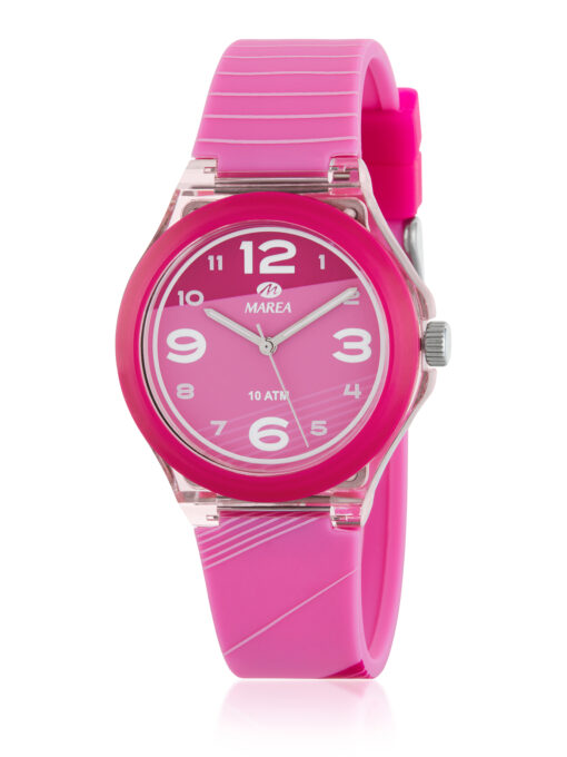 Reloj Marea B35355/6 Transparente Sumergible Color 38mm Unisex