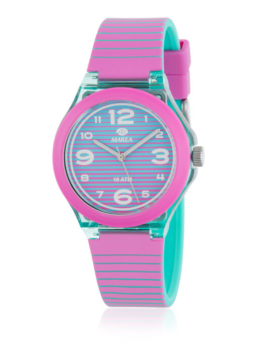 Reloj Marea B35355/8 Transparente Sumergible Color 38mm Unisex