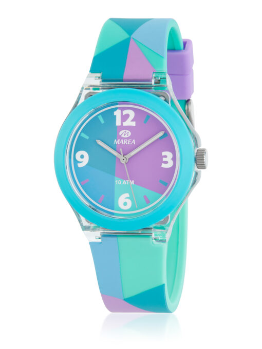 Reloj Marea B35355/9 Transparente Sumergible Color 38mm Unisex