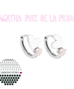 Agatha Ruiz Prada 005CHAN Pendientes Criollas Chanel Plata Perla