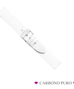 Correa Piel Genérica Compatible Watch Color Blanco 14 mm 1020