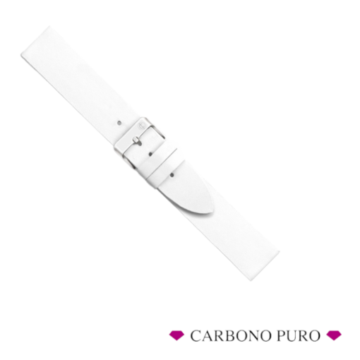 Correa Piel Genérica Compatible Watch Color Blanco 14 mm 1020