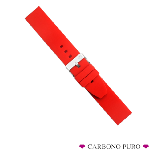 Correa Silicona Genérica Compatible Watch Color Roja 20 mm 5060