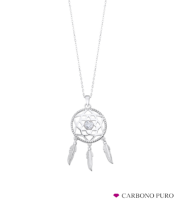 LP3000-1/1 Lotus Silver Collar Plata Atrapasueños Mystic Amuleto