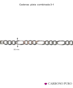 CADENA PLATA COMBINADA 3-1 .6.0,85-50