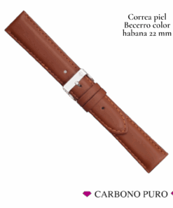 CORREA PIEL HABANA 22MM CORREA PIEL MARRÓN 22MM 114107