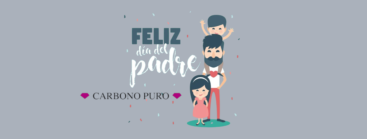 Slider día del padre carbono puro 2026