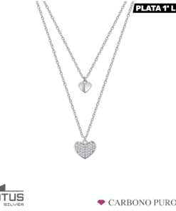 LP3918-1-1 CARBONO PURO LOTUS SILVER COLLAR