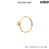 21327 piercing nariz oro