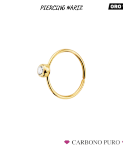 21327 piercing nariz oro