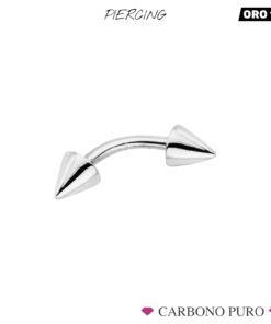 PIERCING ORO BLANCO FLECHA